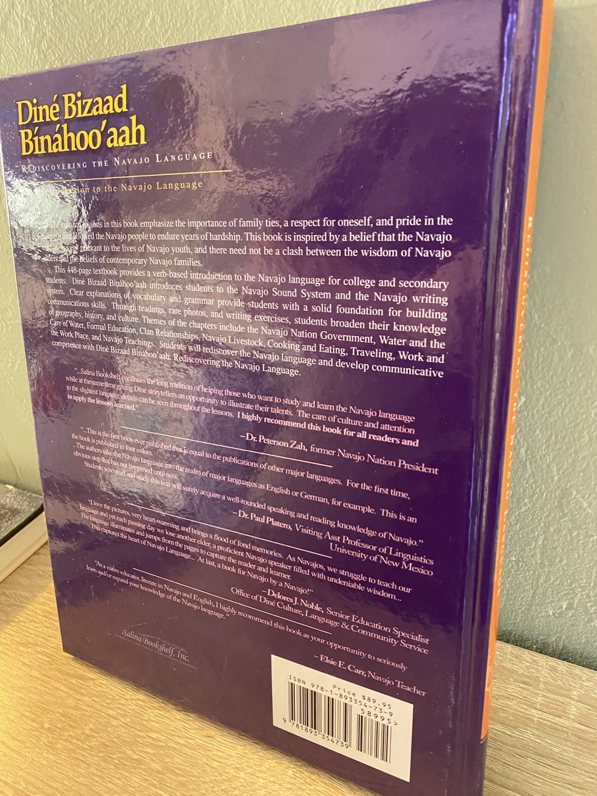First Edition Dine Bizaad Binahoo’aah: Rediscovering the Navajo Language