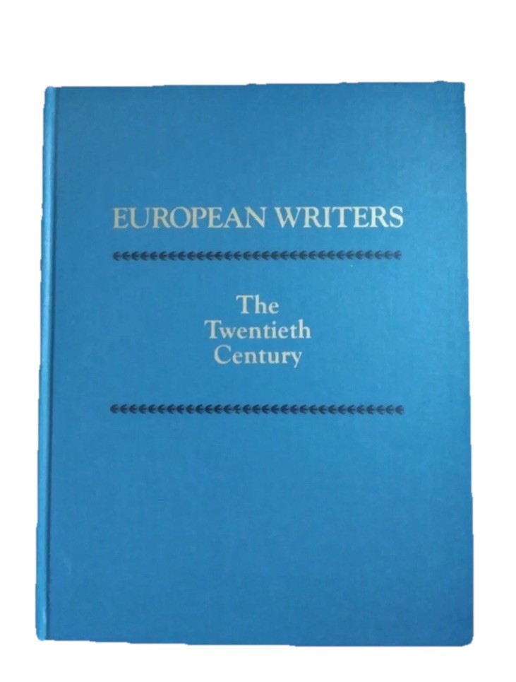 1990 European Writers The Twentieth Century George Stade Coffee Table Book