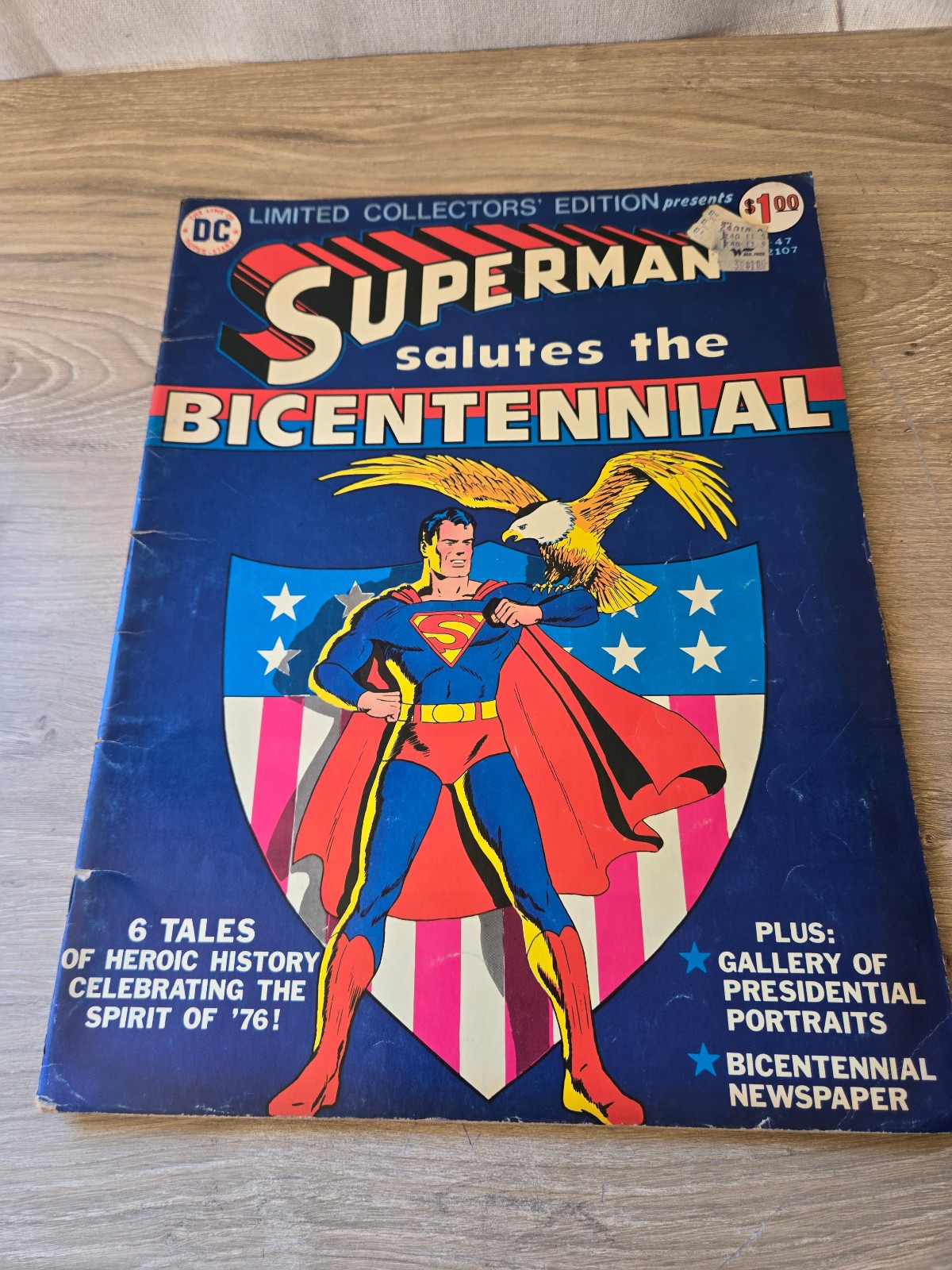 Limited Collectors’ Edition SUPERMAN SALUTES THE BICENTENNIAL