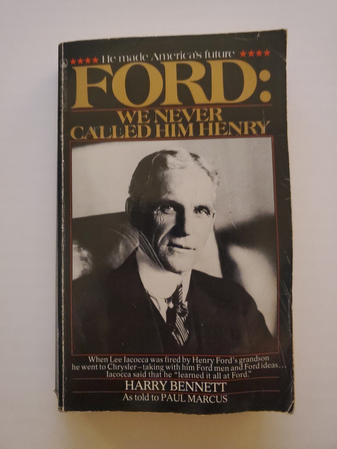 Ford: We Never Called Him Henry by Harry Bennett 1987 1st Prnt Vtg TOR Paperback