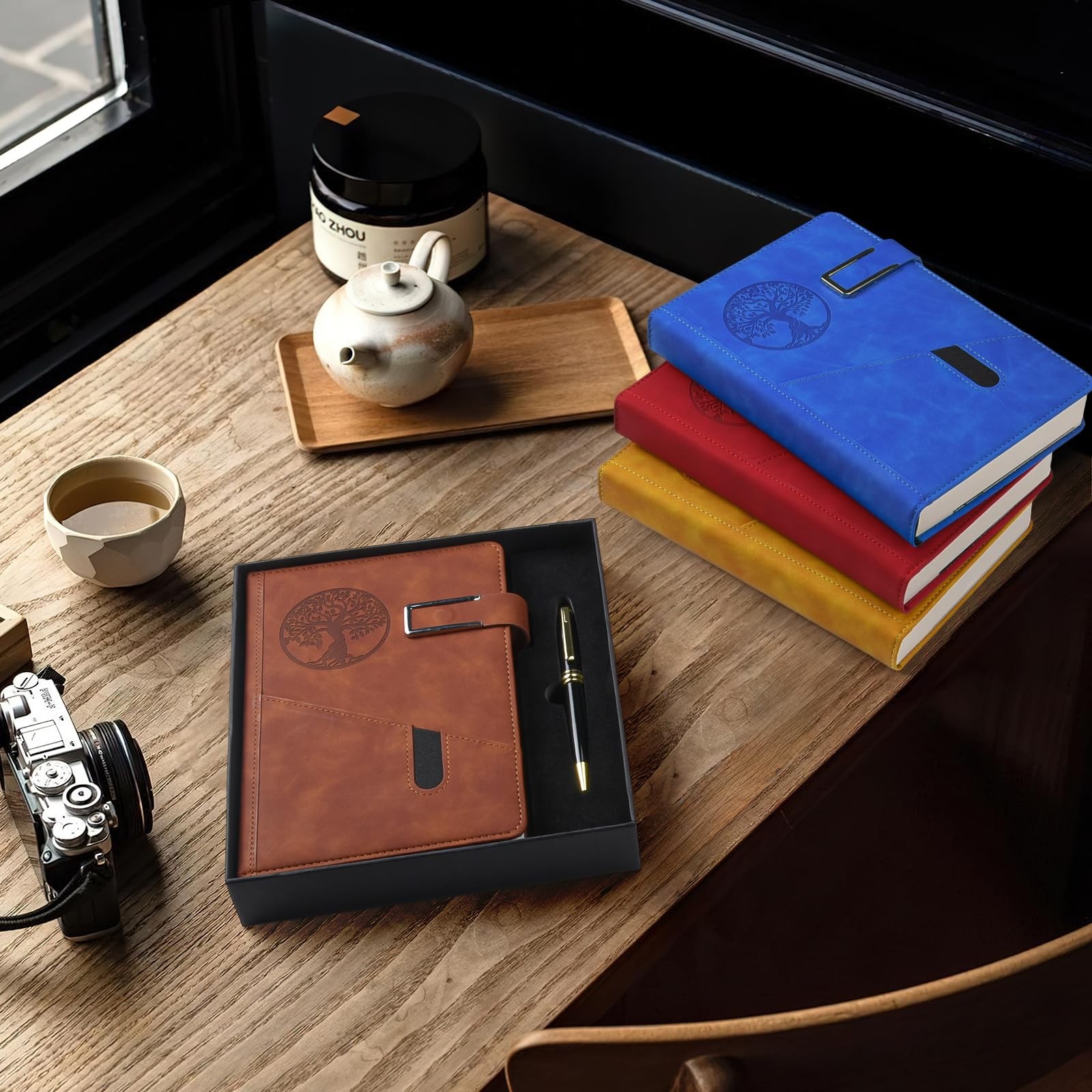 Lined Notebook Journal for Men Women, 365 Pages Numbered College Ruled Notebo…