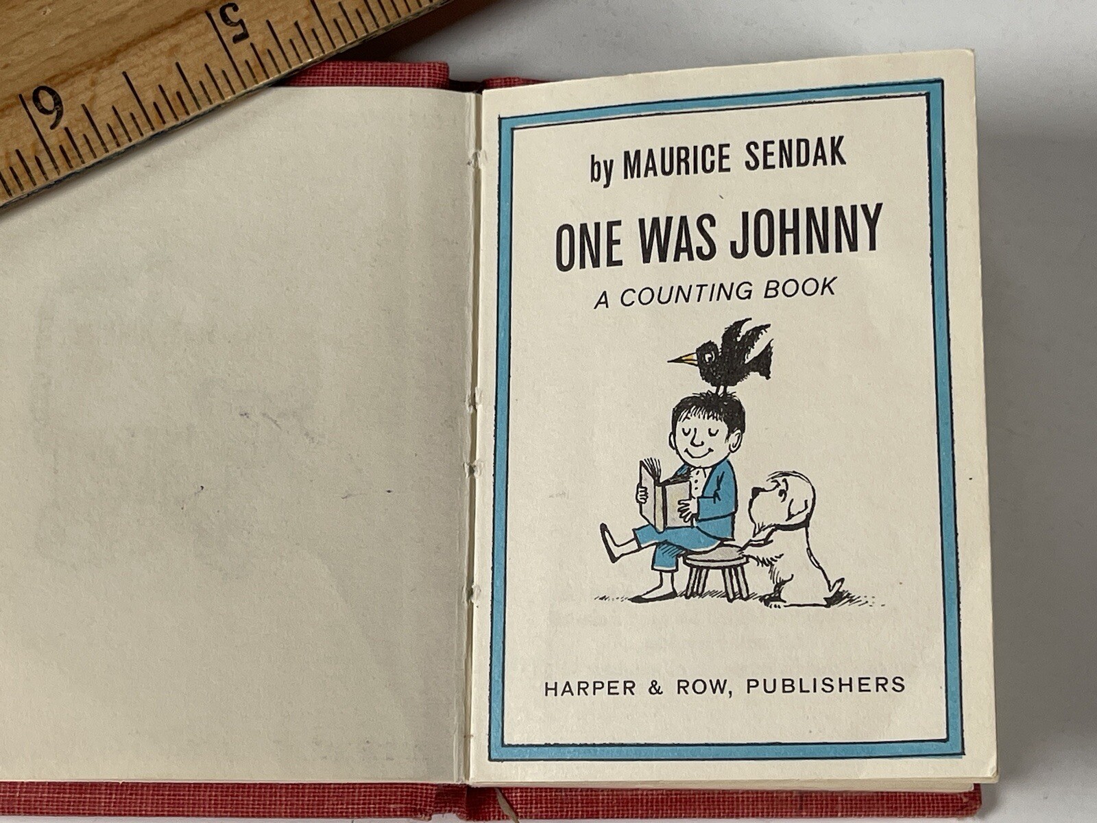 Maurice Sendak One Was Johnny Counting Book Mini 1962 Harper & Row Publishing
