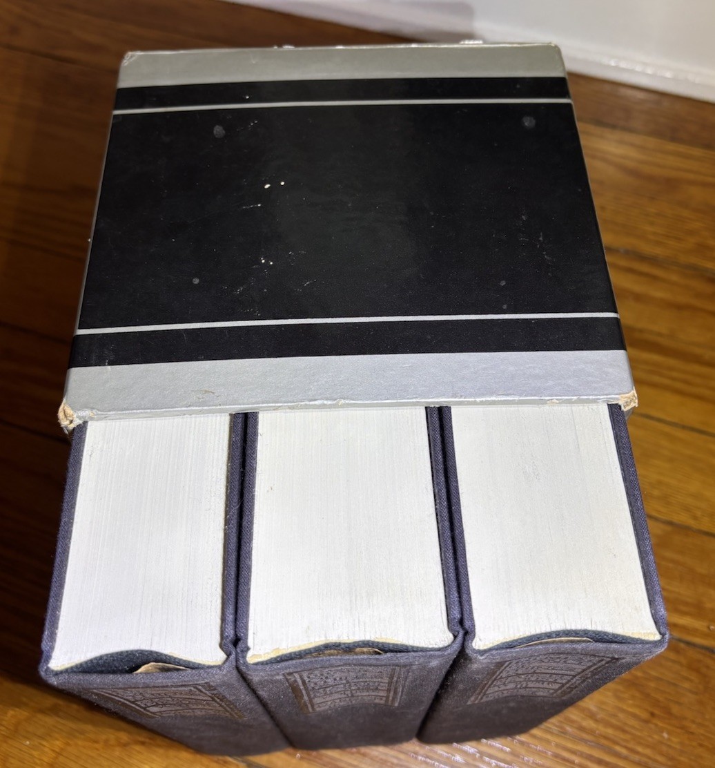 Remembrance of Things Past by Marcel Proust Three Volume Hardcover Set in Case