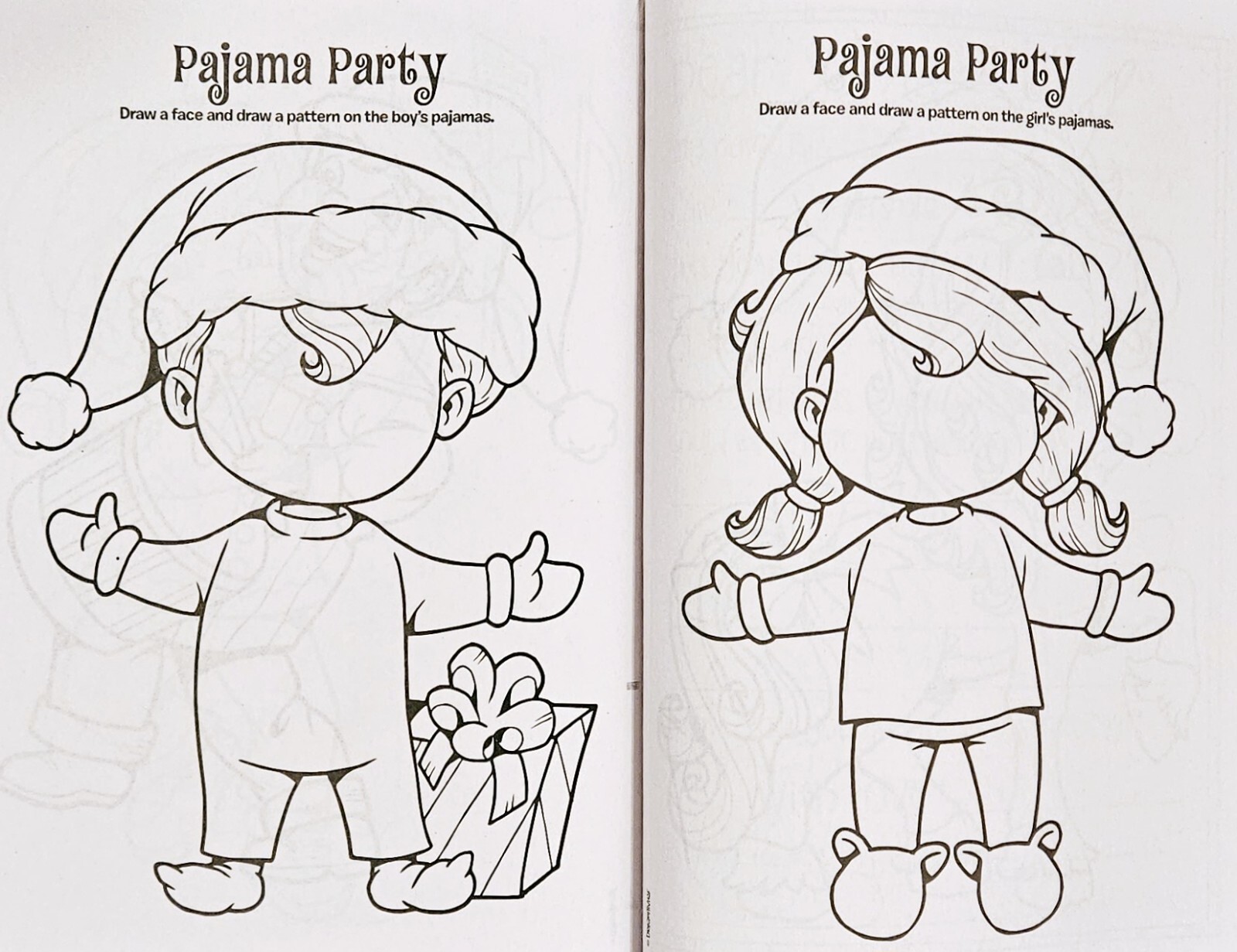 Christmas Coloring & Activity Book Set Of 2 Over 250 Pages of Holiday Fun!