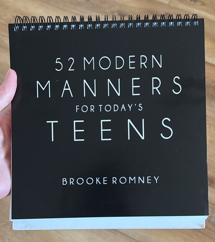 52 Modern Manners For Today’s Teens Volume 1 spiral_bound Used – Very Good