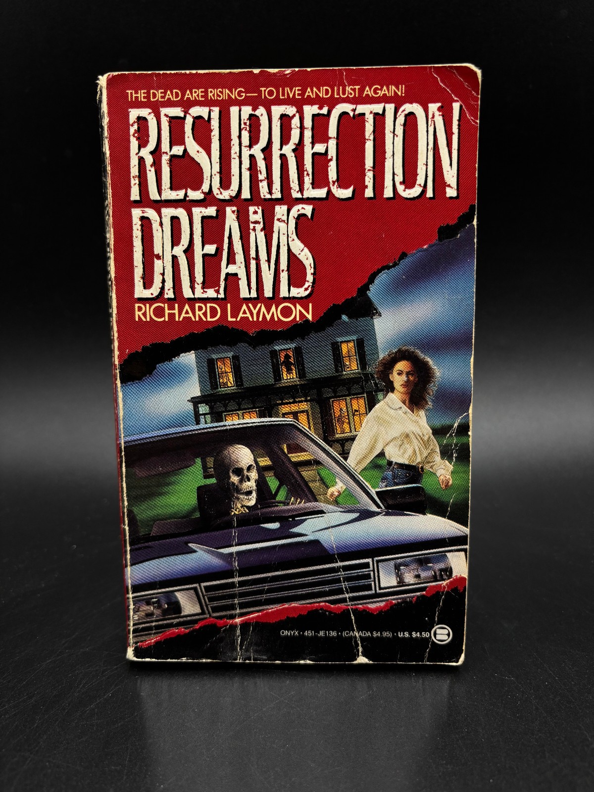 Richard Laymon RESURRECTION DREAMS vintage 1989 1st prtg PB one loose page