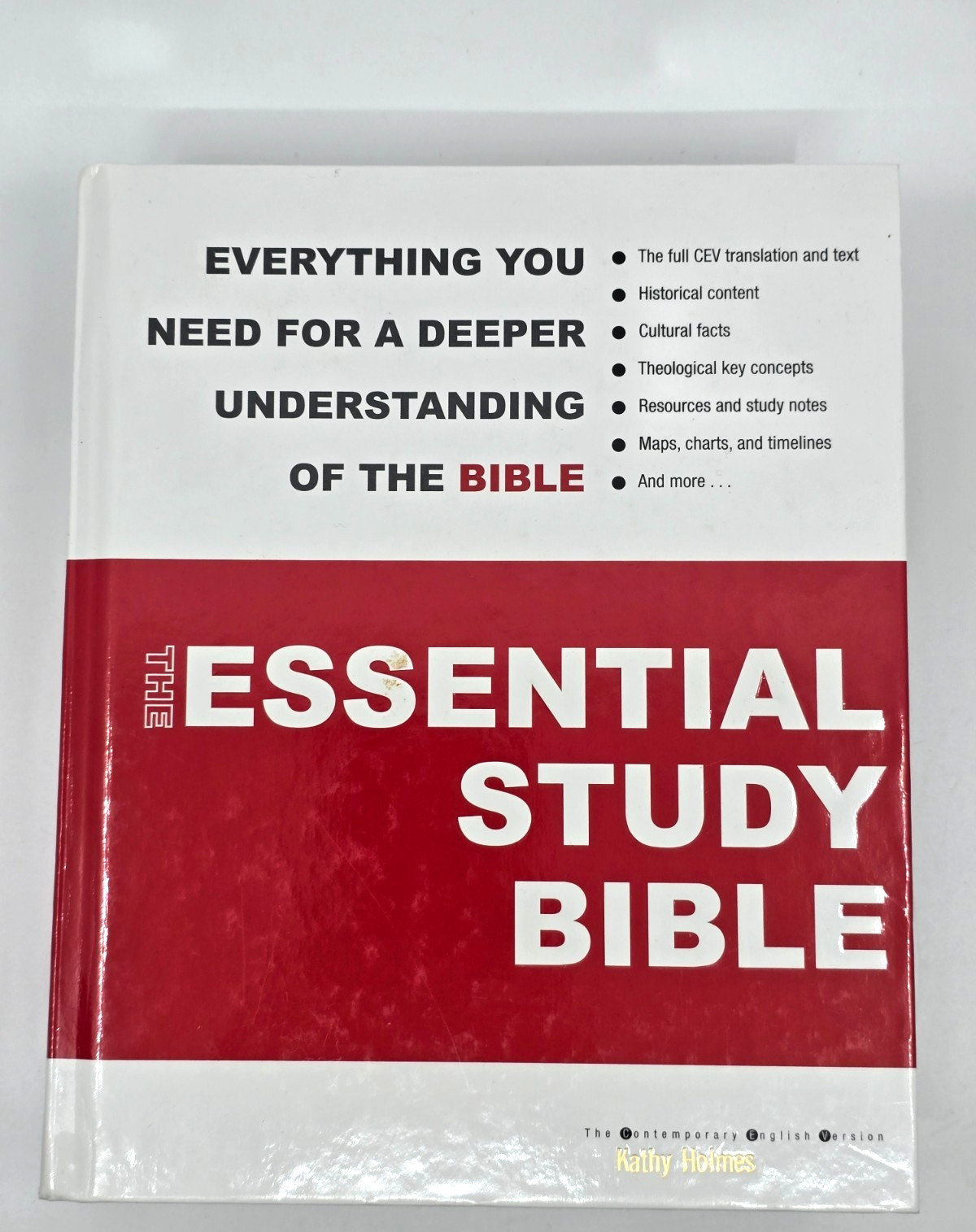 Essential Study Bible CEV Contemporary English Version Large Paperback 2007