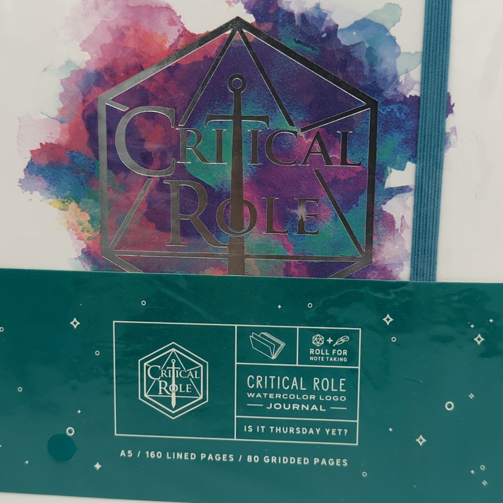 Critical Role Journal Set of 2 EXU & Watercolor Logo A5 Hardcover New Sealed D&D