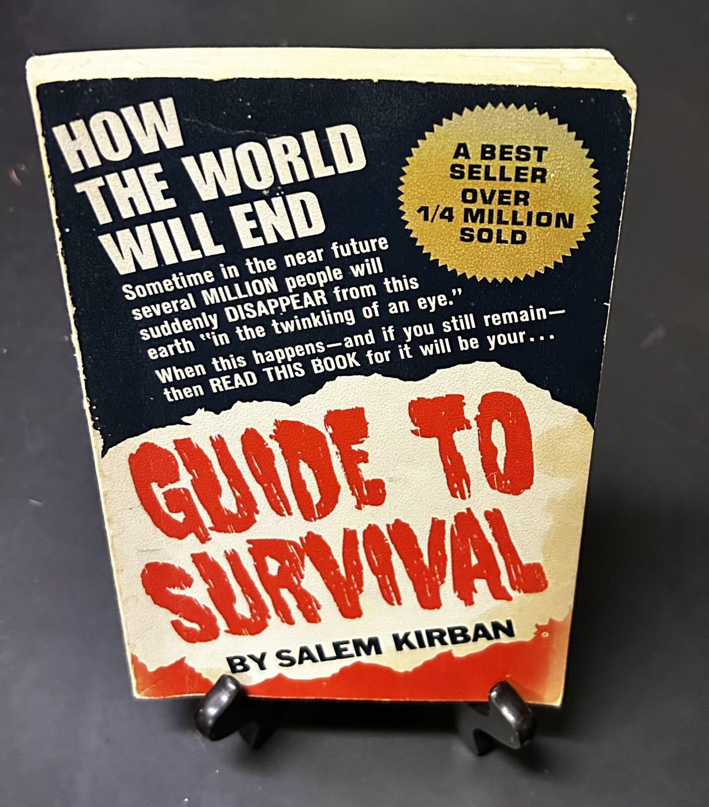 Guide to Survival by Salem Kirban (1st Ed. 9th Print) Trade PB Vintage