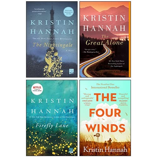 Kristin Hannah 4 Books Collection Set(The Four Winds, The Nightingale, The G…