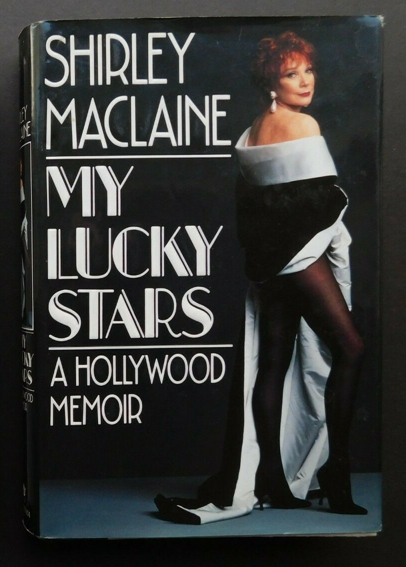 SHIRLEY MACLAINE Autobiography MY LUCKY STARS: A HOLLYWOOD MEMOIR 381 pages HCDJ