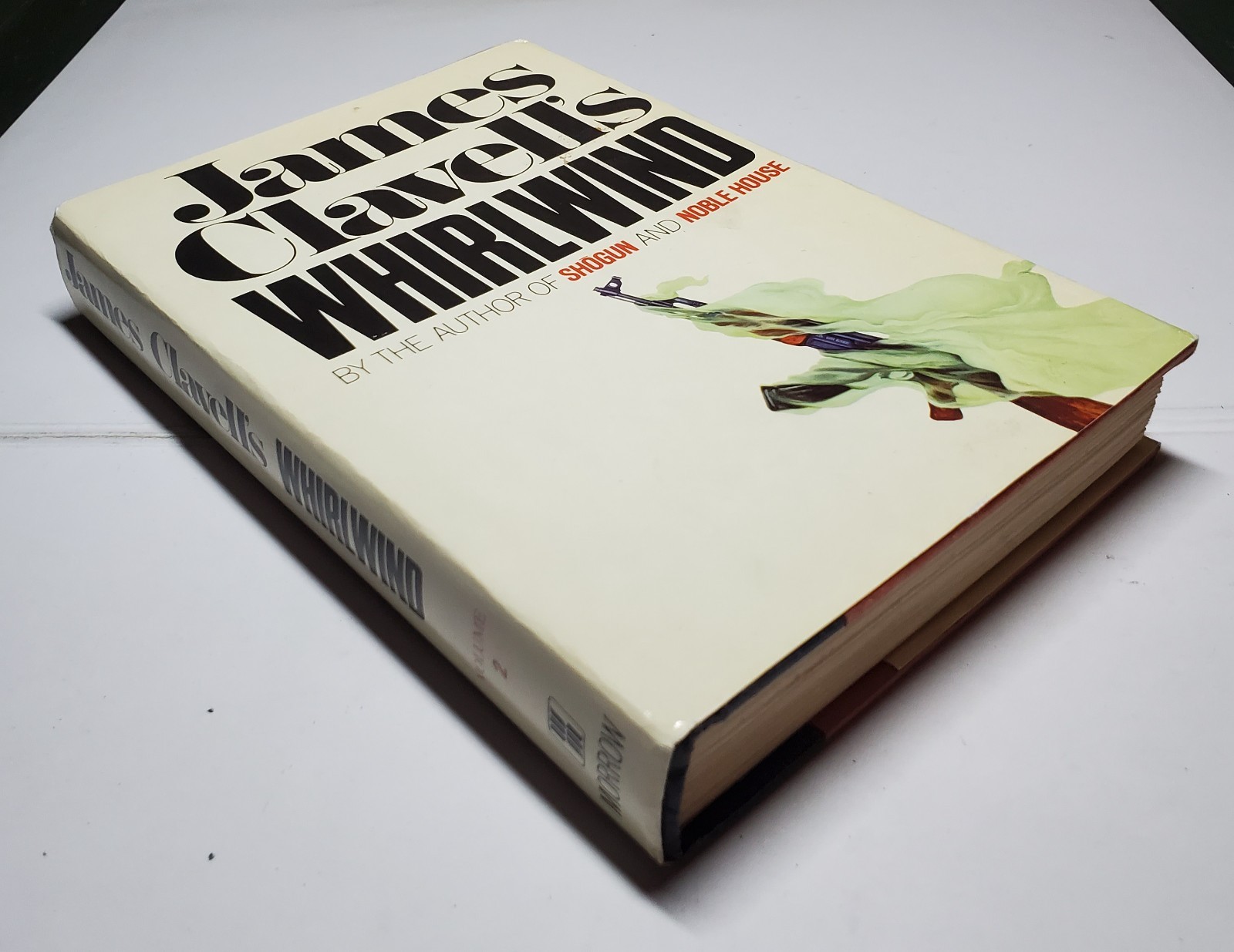 James Clavell Whirlwind– 2 Volume Set (1986 BCE Hardcovers w/Dust Jackets)