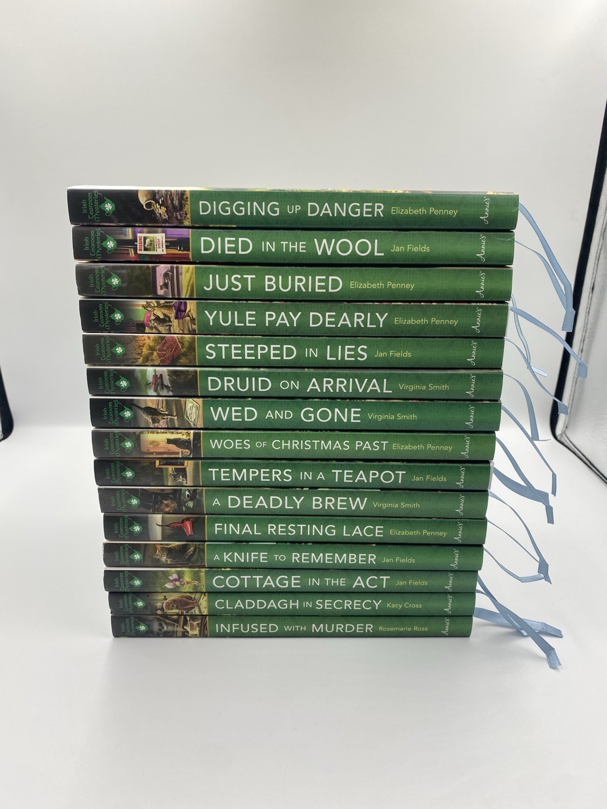 COMPLETE SET Lot of 15 Irish Tearoom Mysteries-Hardcover-Annie’s Fiction Books