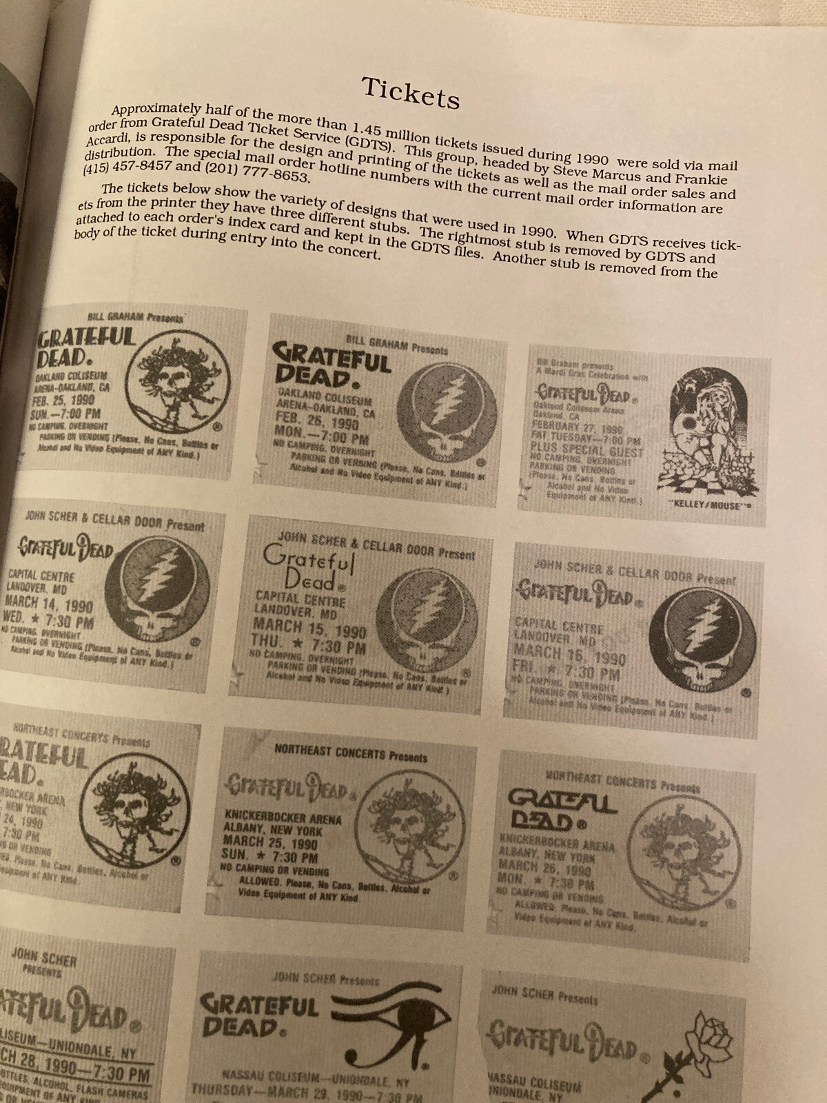 DeadBase ’90 – Annual Edition of The Complete Guide to Grateful Dead Song Lists