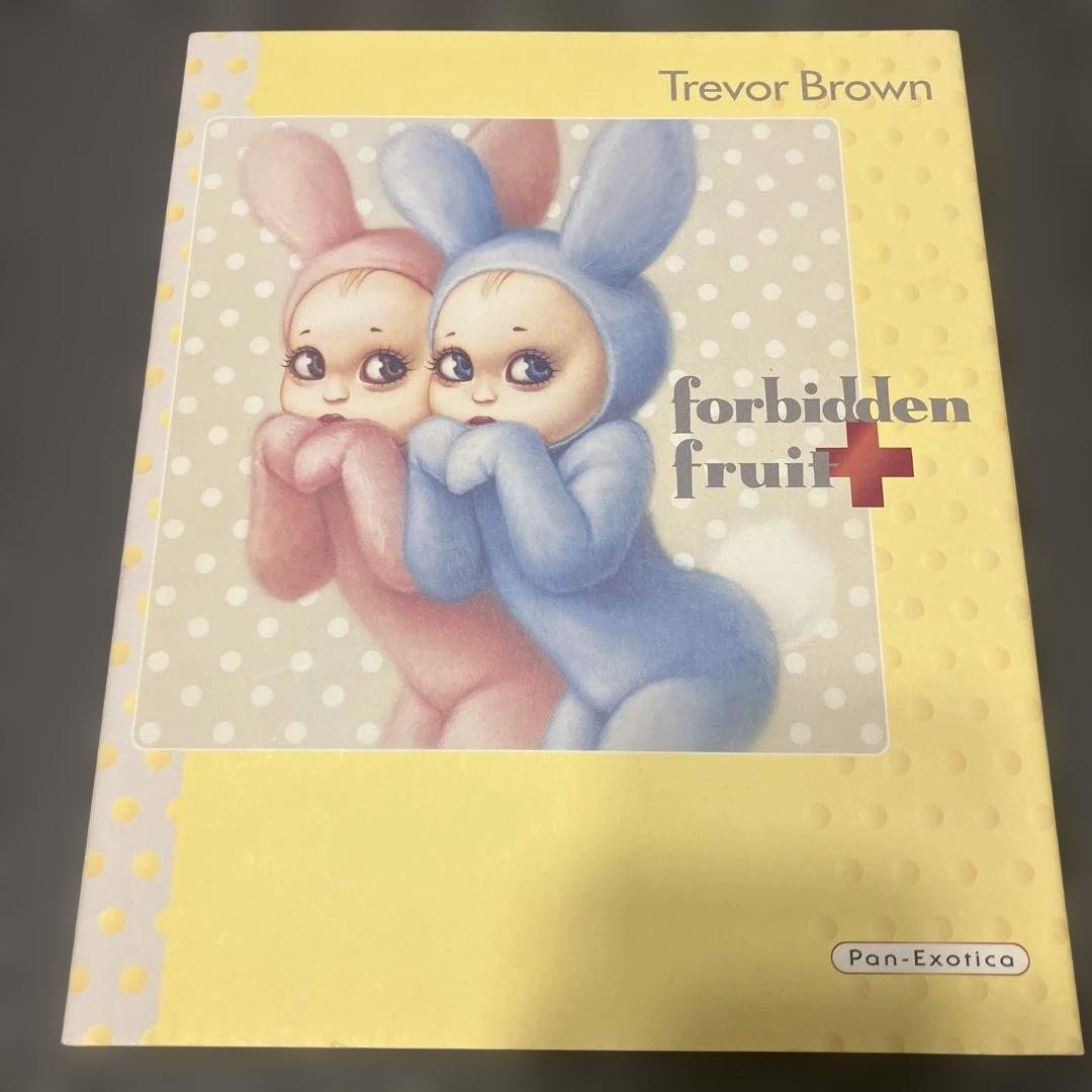 Forbidden Fruit Trevor Brown Art Book, Used, incl. Postcard