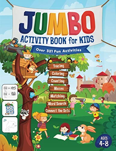 Jumbo Activity Book for Kids: Over 321 Fu…, Press, KC