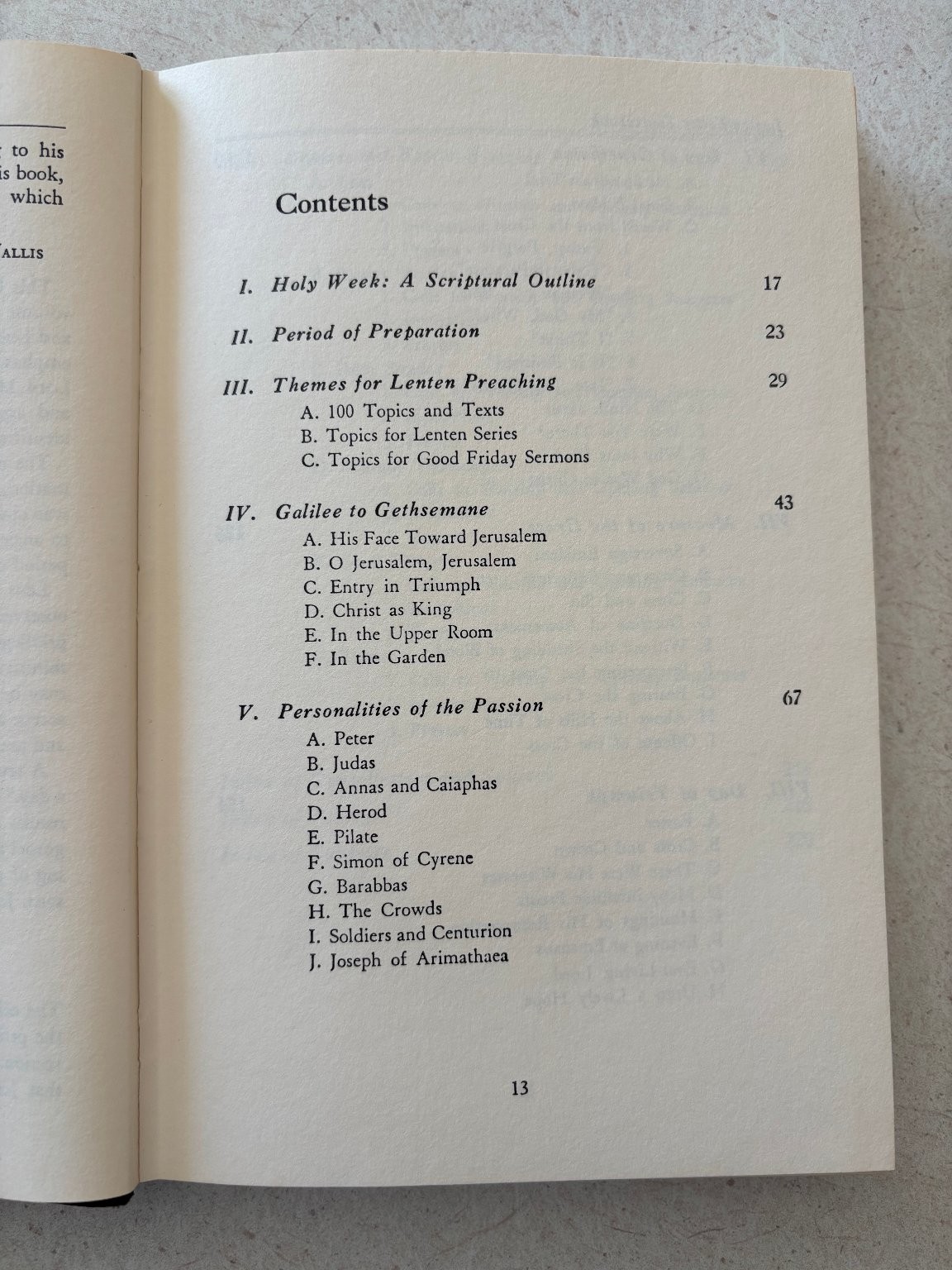 Lenten-Easter Sourcebook Charles L. Wallis 1961 Abingdon Press Christian