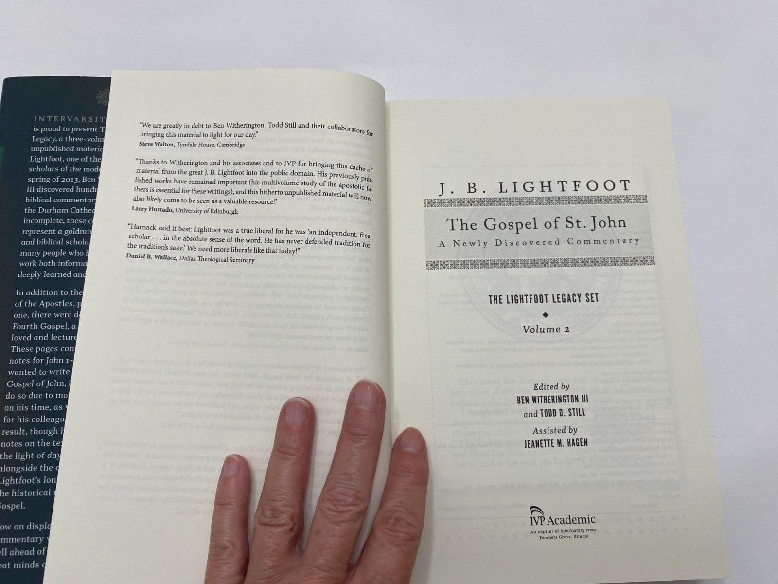 Gospel of St. John Vol 2 Edited by Ben Witherington III (2015, HC/DJ)