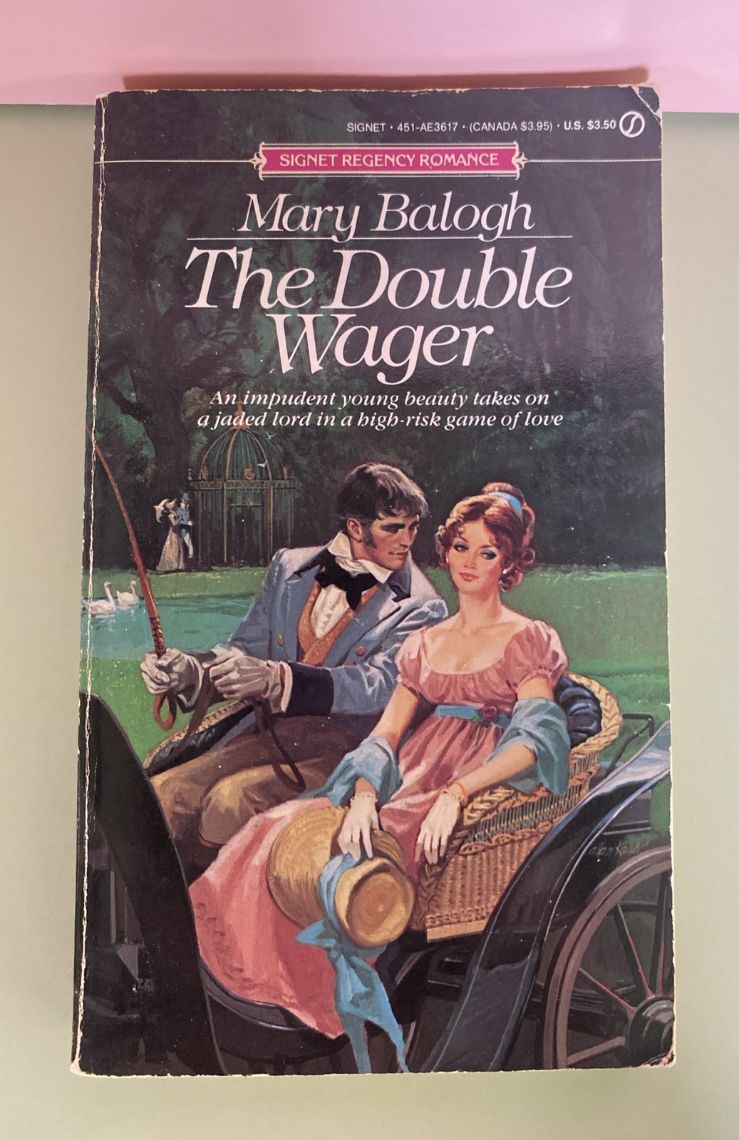 The Double Wager Mary Balogh 1985 First Printing Signet Regency Vintage Romance