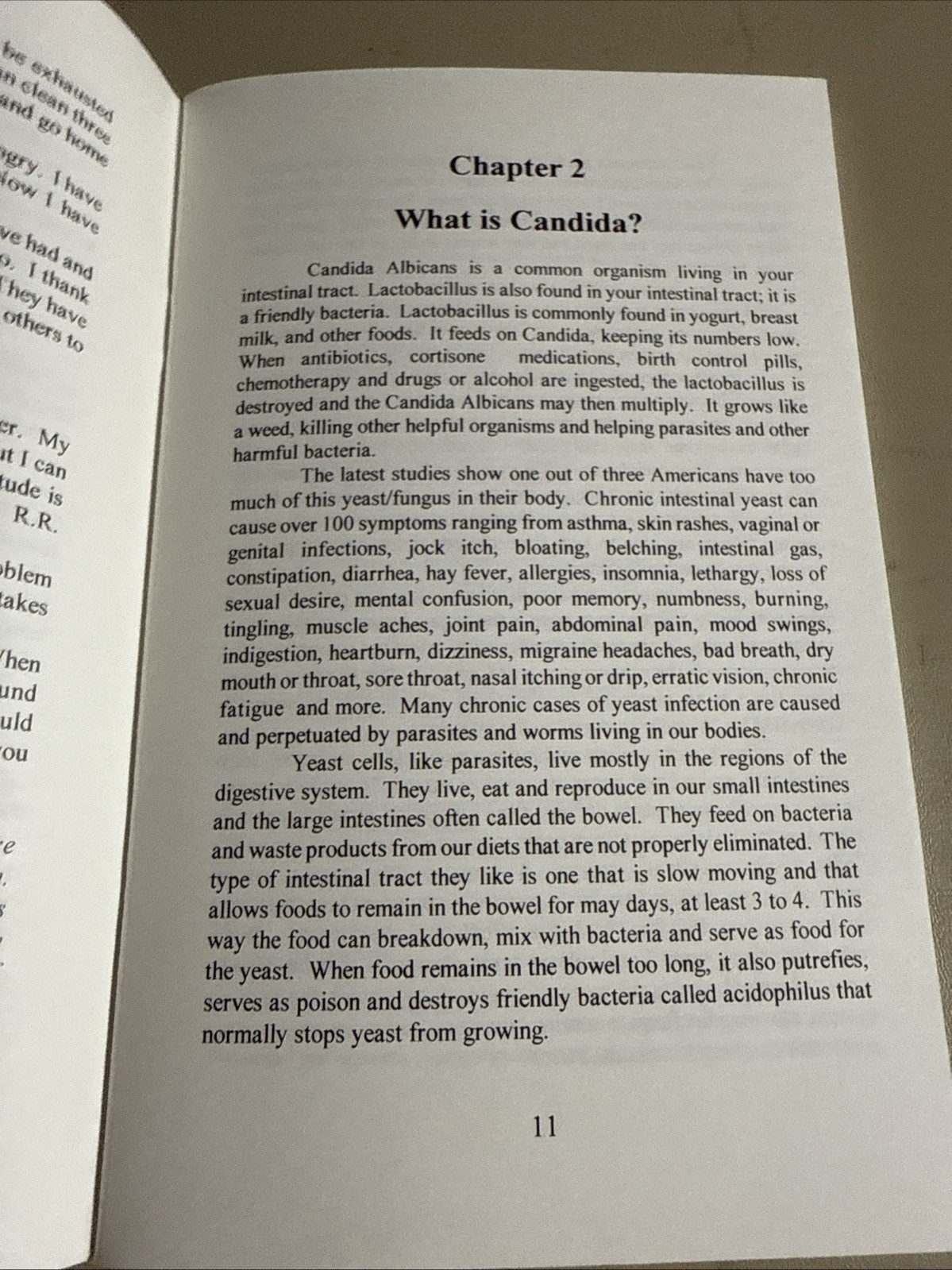 Candida, the Slow Killer, 2001 Revised Edition, 50-Page Booklet Schumacher