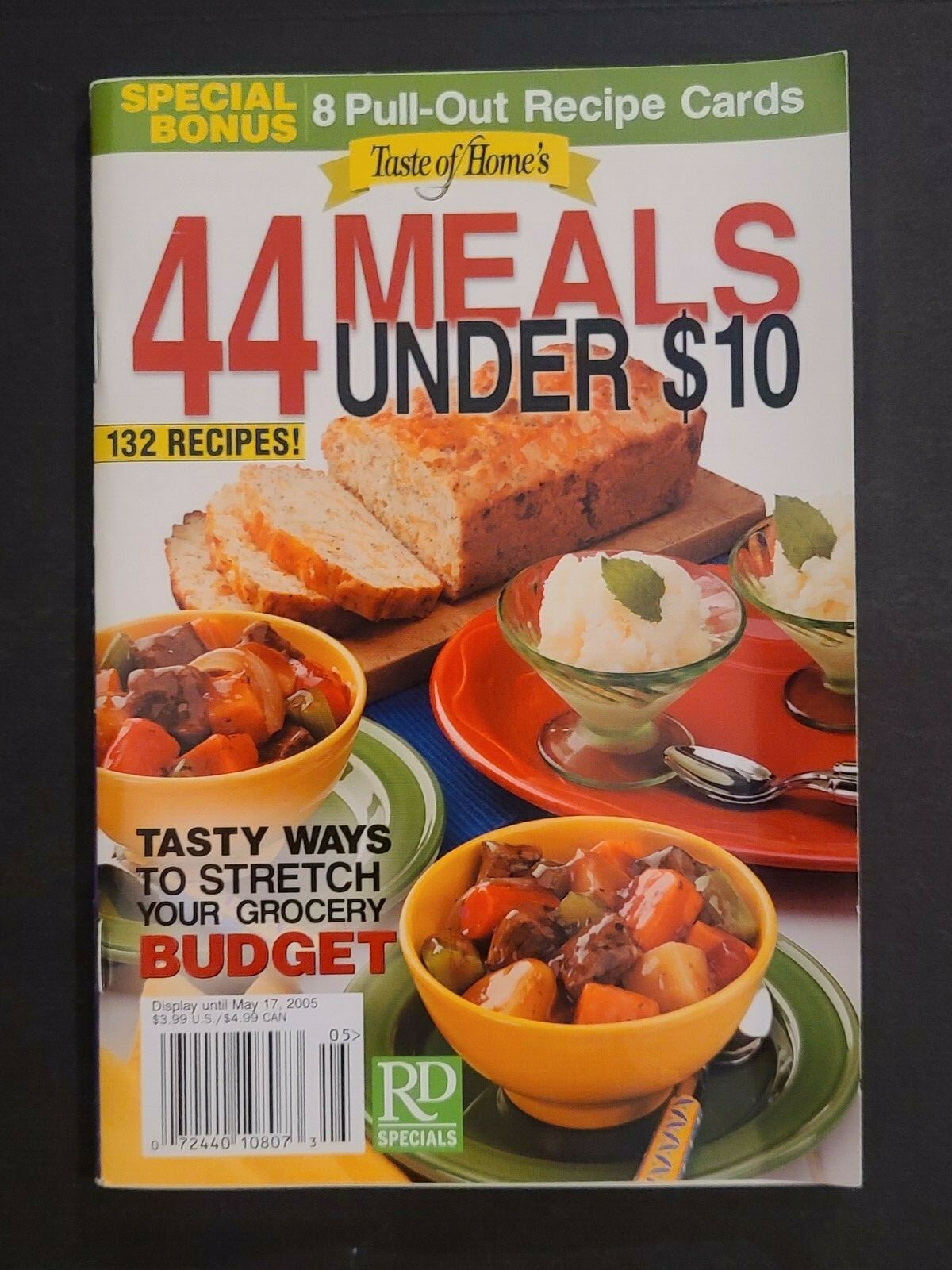 44 Meals Under $10 Cookbook 2005 by Reiman Media Group