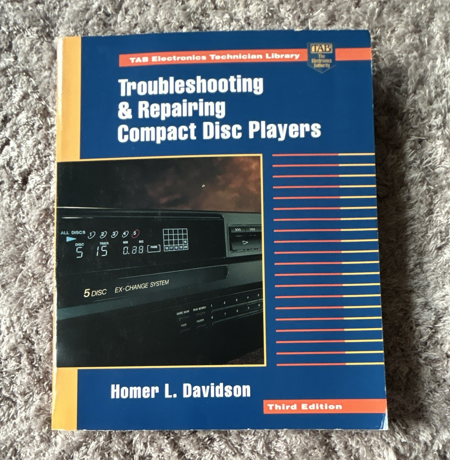TAB Electronics Repairing Compact Disc Players 3rd Ed Davidson PB