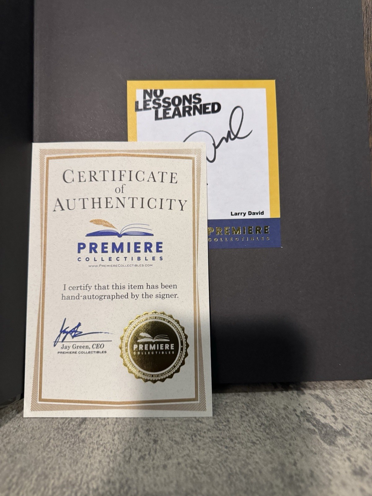 The Making of Curb Your Enthusiasm Book By Larry David SIGNED – IN HAND