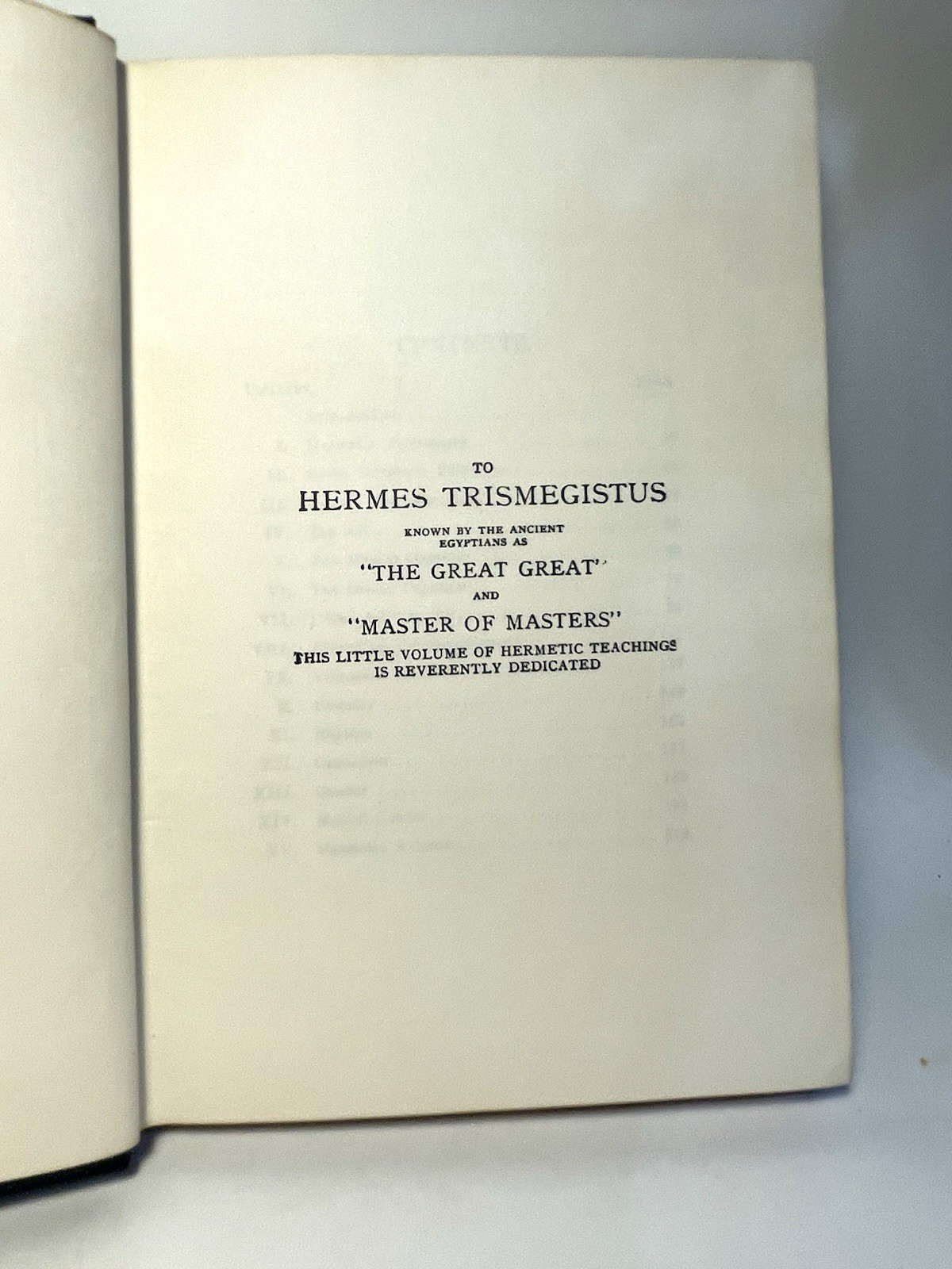 Kybalion A Study of the Hermetic Philosophy of Ancient Egypt & Greece Occult ‘40
