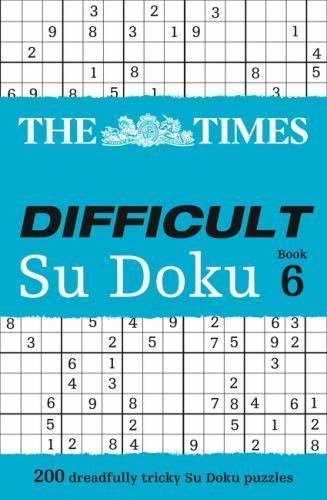 Times Difficult Su Doku Book 6 by Not Available (2012, Uk-B Format Paperback)