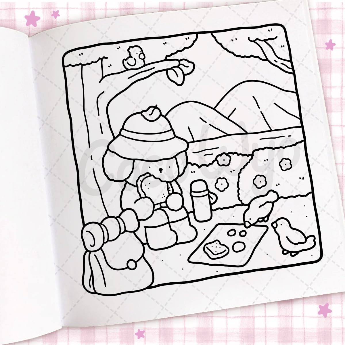 Cozy Days: Coloring Book for and Kids (Cozy Spaces Coloring)