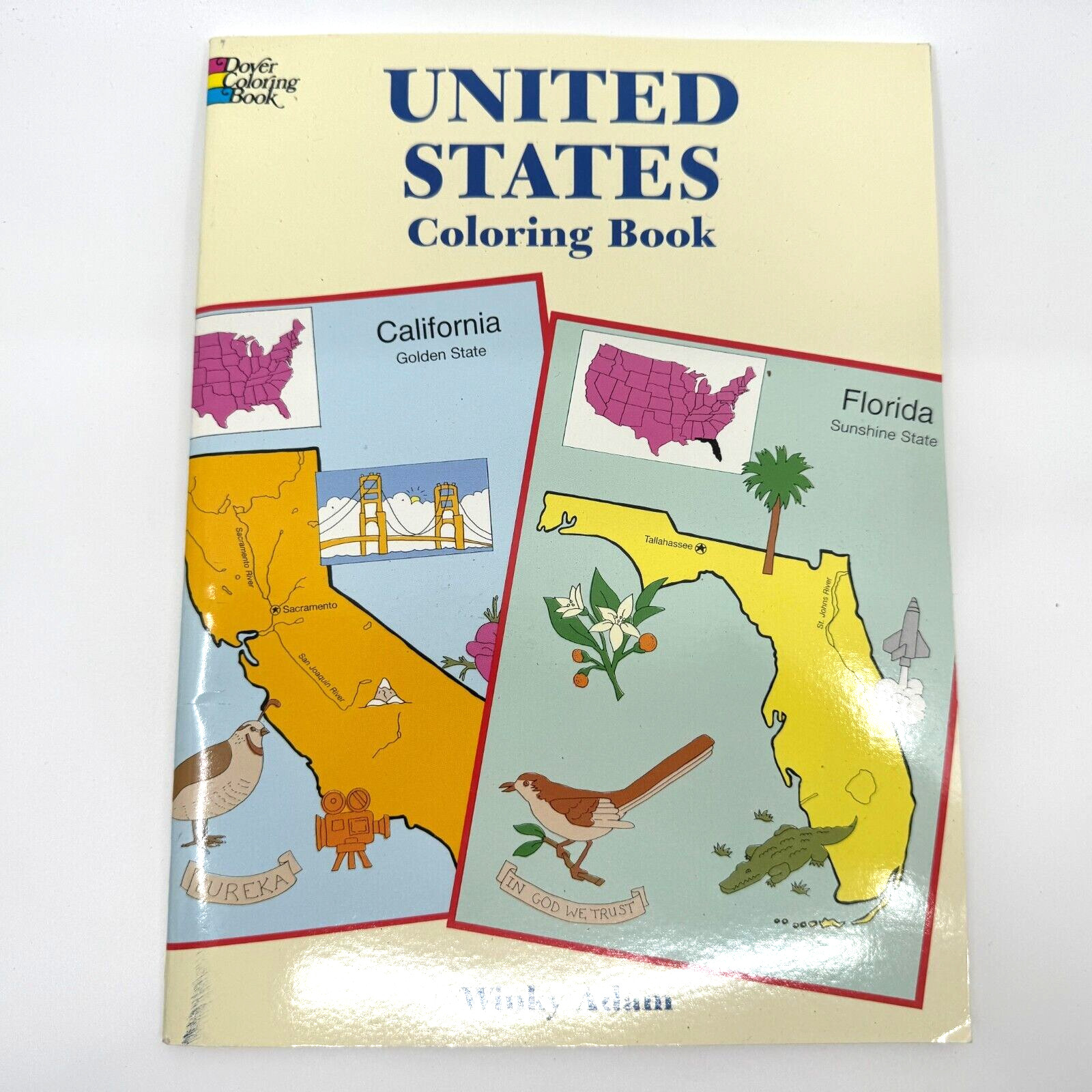 United States Coloring Book, Paperback by Adam, Winky / ISBN 0486401685