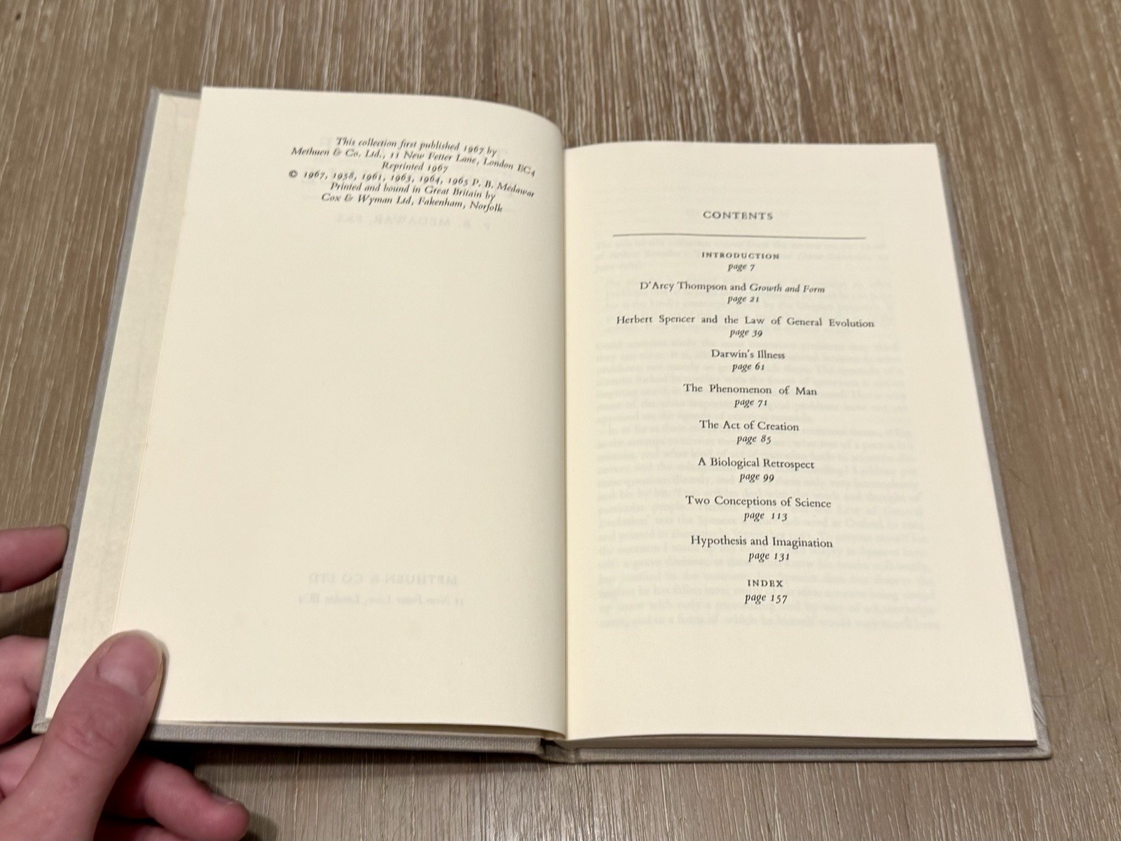 The Art of the Soluble by P.B. Medawar 1967 HC/DJ
