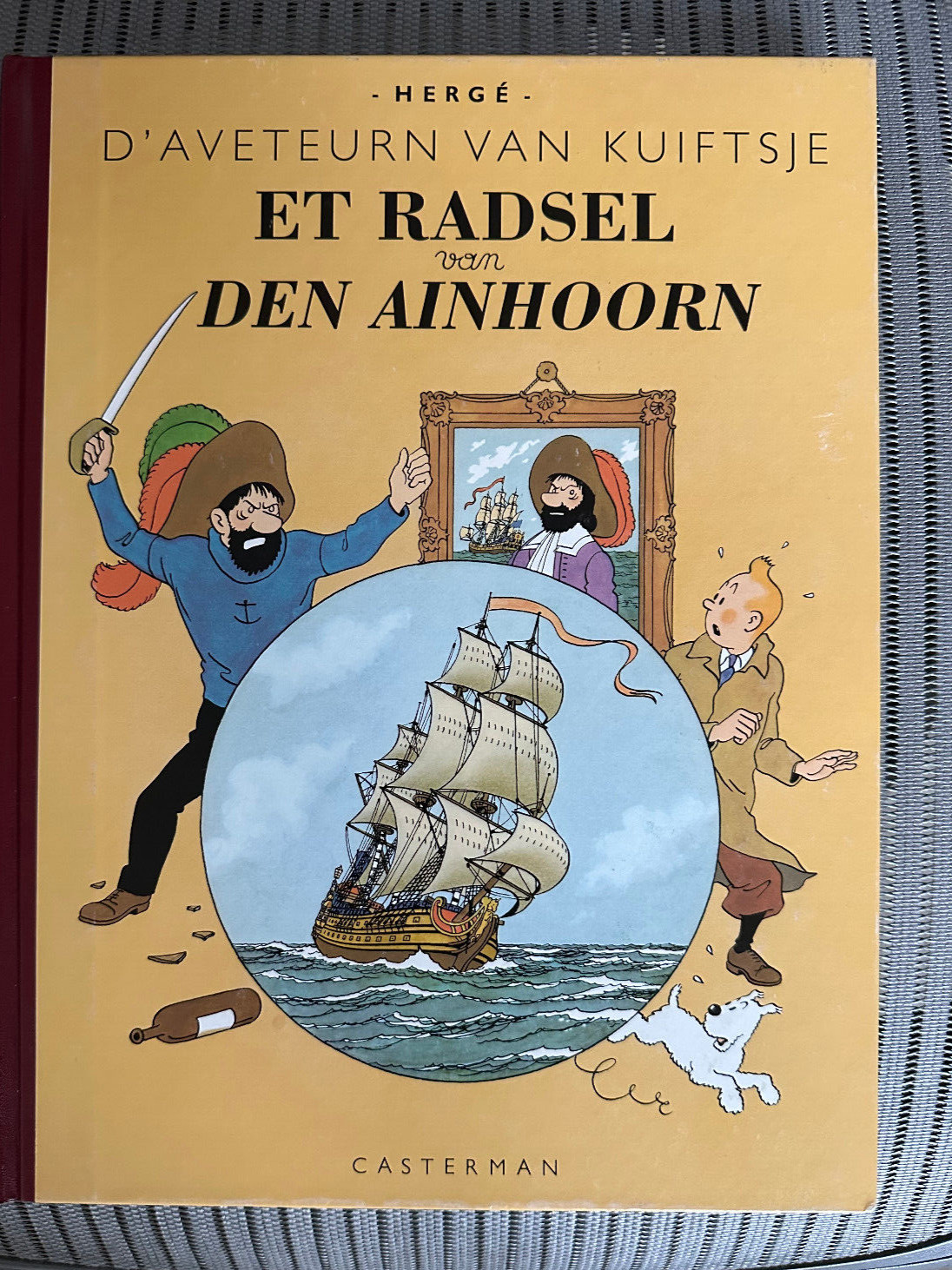 TINTIN D’Aventuren Van Kuiftsje Et Radsel van Den Ainhoorn Ostendais NUMBERED