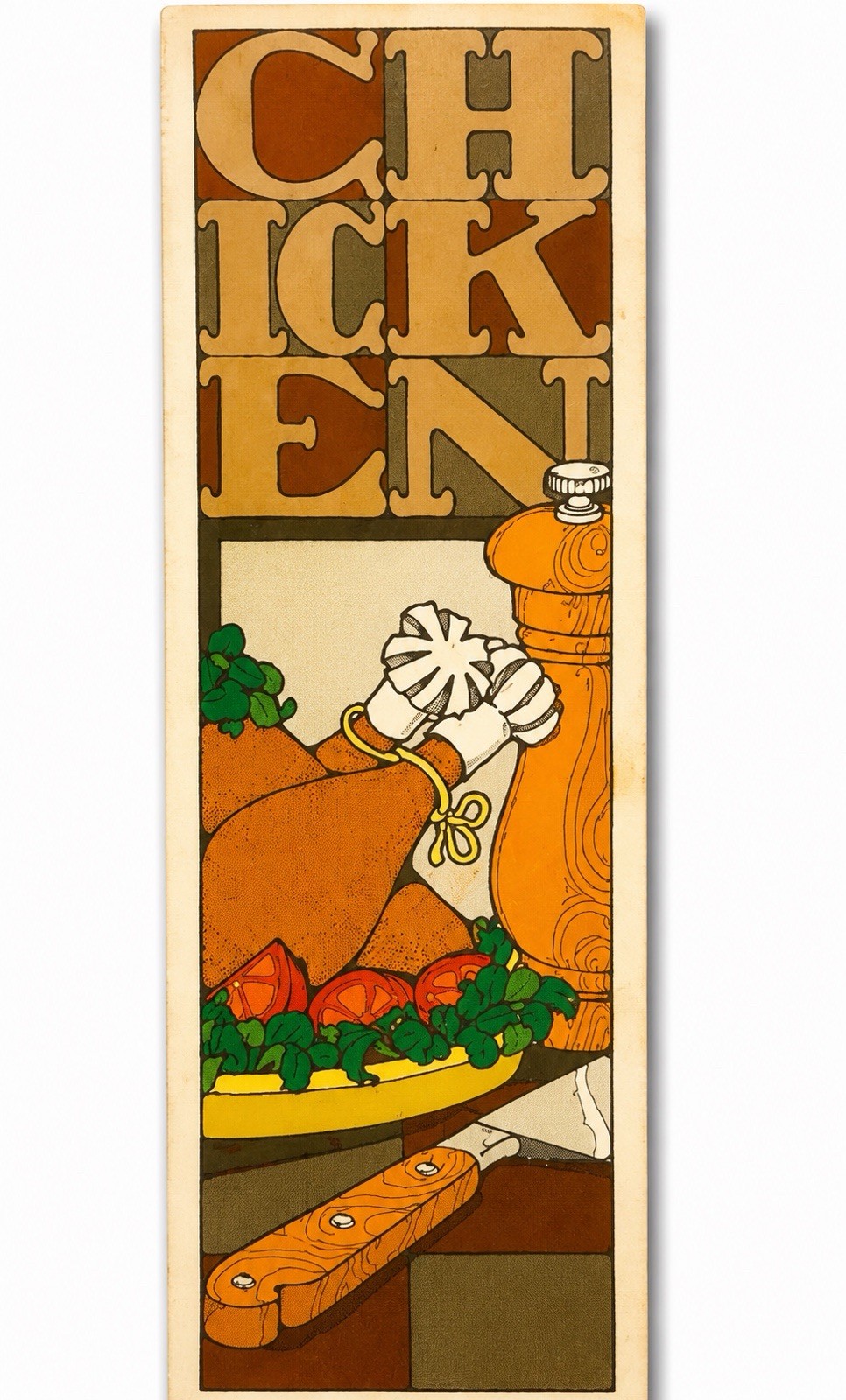 Vintage 1972 Potpourri Press “Chicken” Cookbook Mailer Retro Recipe Ephemera MCM