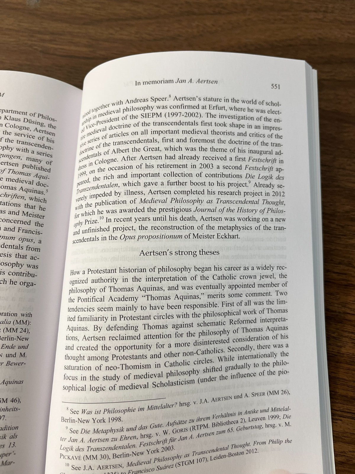 Bulletin of Medieval Philosophy 57 (2015) Brepols (large vol. of 605 pages)