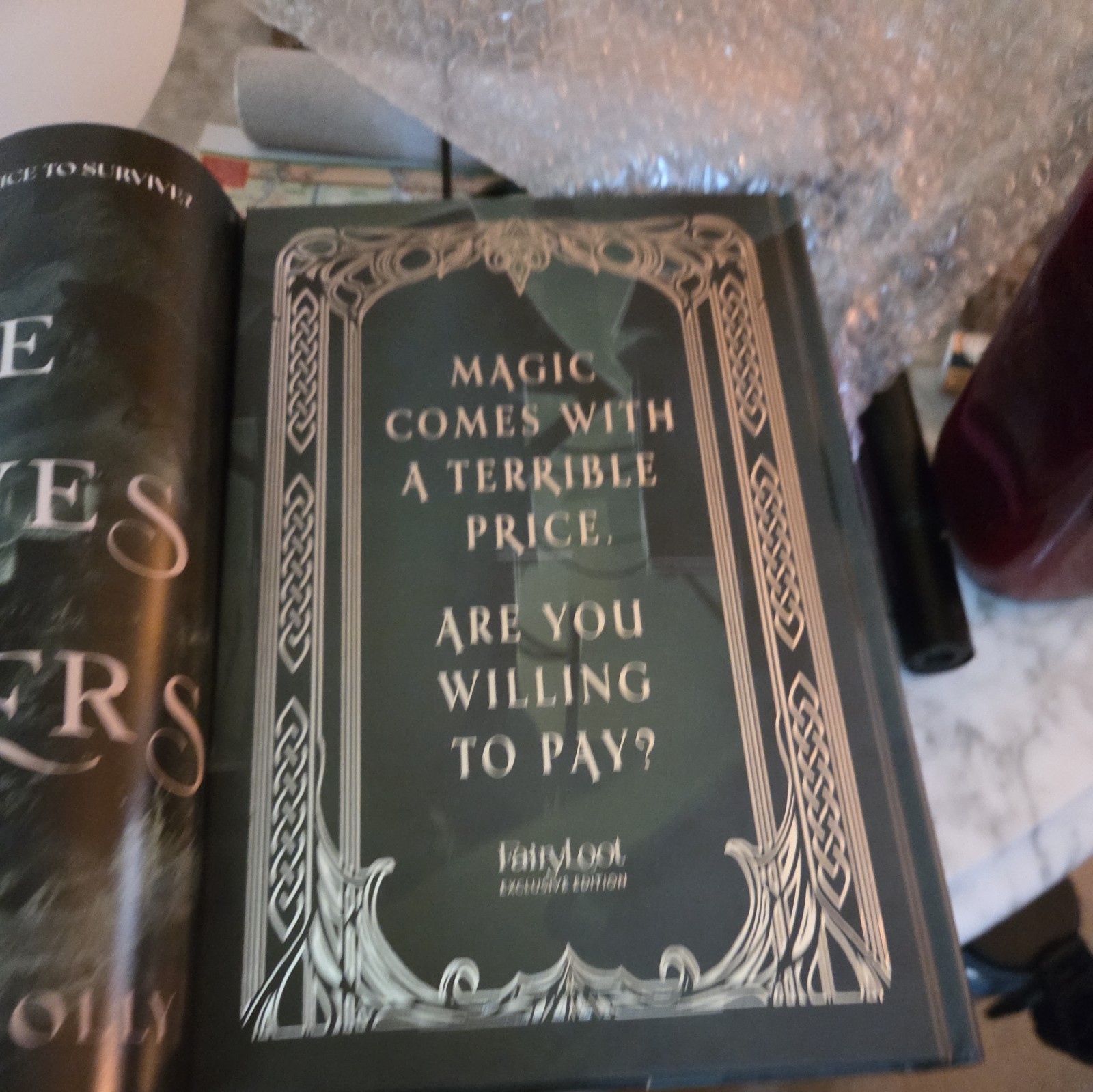 Fairyloot The Lure of Wolves and Whispers by Amanda Connolly Special Edition