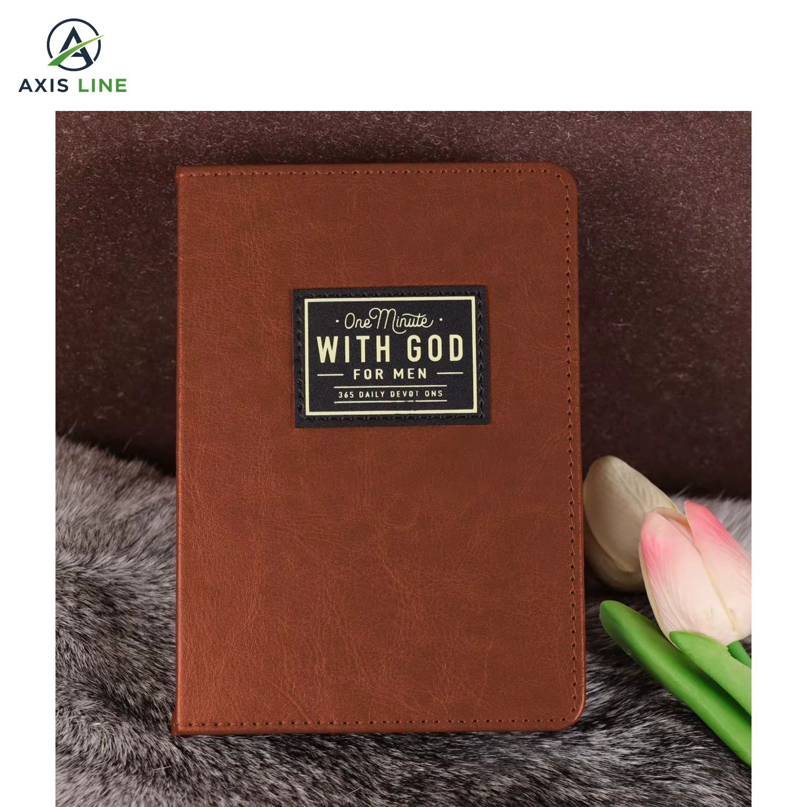 One Minute with God for Men 365 Devotions NEW Faux Leather Devotional Book